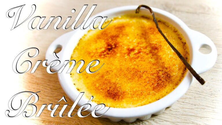 【至高のクレームブリュレ】丁寧に作る間違いない美味しさ😋/Vanilla Crème Brûlée/ How to make Crème Brûlée/カスタードプディング【簡単料理】