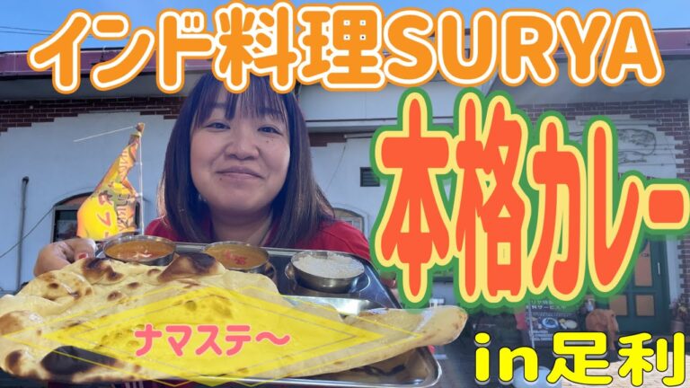 【足利市】インド料理スーリヤ💚足利50号そばにある本格インドカレーを食べてきました🍛多種類のカレーにタンドリーチキン🍗日本人の口によく合う本場のカレーを楽しんできました🥰✌️ナマステ〜