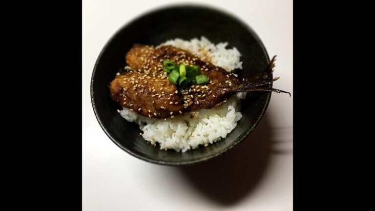 ごはんが進む！【鰯の蒲焼き丼】