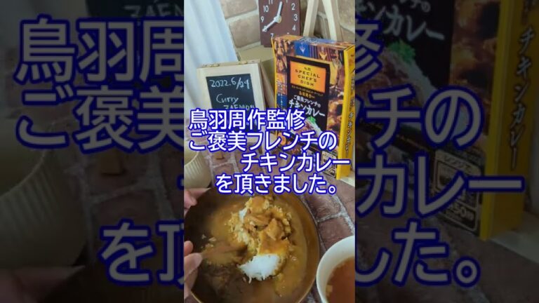 【Curry-ZAEMON】ご褒美フレンチのチキンカレー 20220624 #Shorts