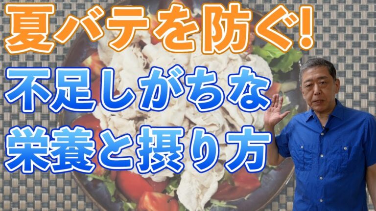 夏バテを回避する！栄養不足の理由と解決する食事を現役教授が解説！