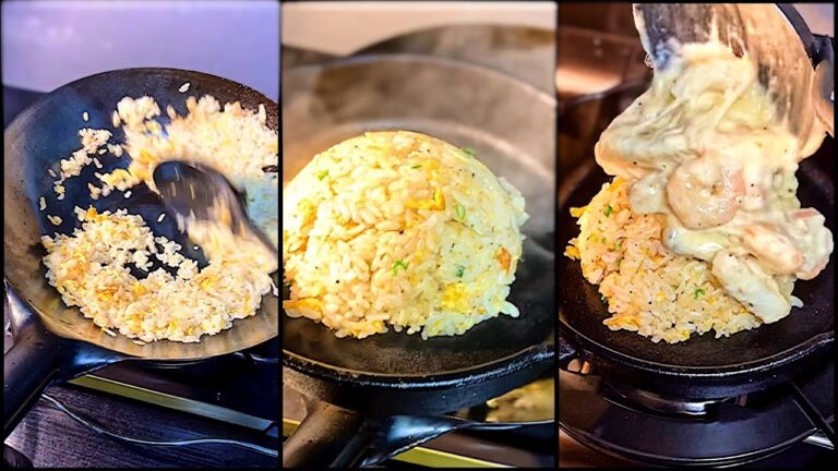 チーズと海鮮とチャーハン混ぜたらウマいか試してみた｜Cheese Seafood Fried Rice