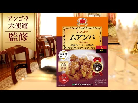 【レンジで2分】アンゴラ料理「ムアンバ」レトルト〜鶏肉のピーナッツ煮込み【発売】