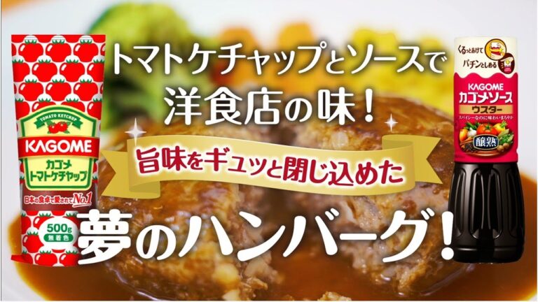 藤原シェフおすすめ！ケチャップ１：ソース１で洋食店の味。「旨味をぎゅっと閉じ込めた夢のハンバーグ」篇