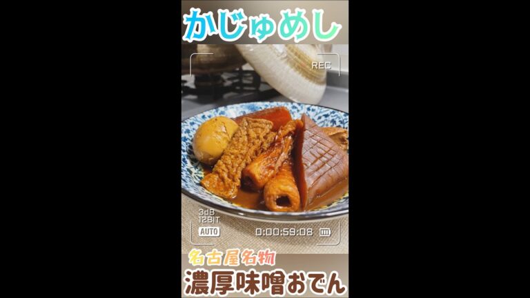 【濃厚コク旨名古屋名物】味噌おでん【飯テロ】