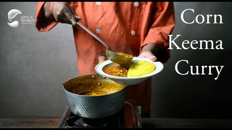 インドカレー レシピ ★ コーンキーマカレー 9種類のスパイスで作る ホール スパイス 入門編！ ★ Indian cuisine How to make Corn keema curry