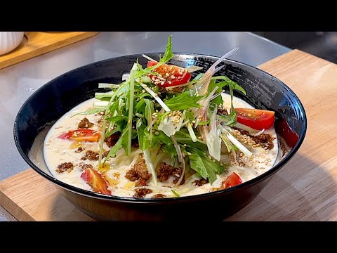 ・冷やしそうめんレシピ / 坦々風豆乳そうめん