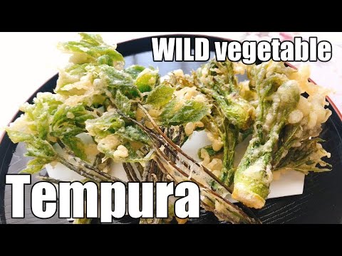 【How to cook rice flour Tempura】米粉の天ぷらの方が薄力粉の天ぷらより美味しい気がする。【塩で食べたら最高】