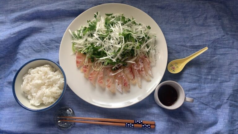 たいのカルパッチョ（昆布じめ）🐟【栗原はるみレシピ】