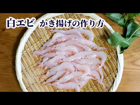 【かき揚げの作り方】白エビと三つ葉を使用してサクサクに揚げるコツを紹介