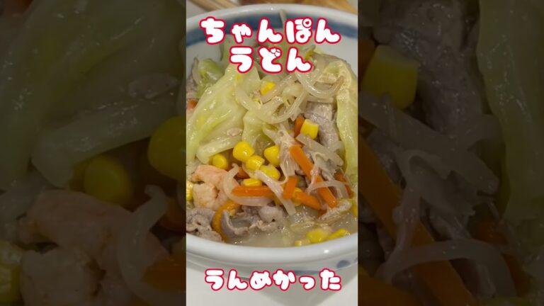 アケメシ　ちゃんぽんうどん #介護 #かんたんレシピ #アケメシ