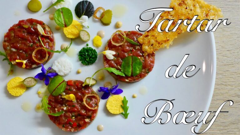 【牛肉のタルタル】フランスの料理人が作るタルタル・ド・ブフ😋/How to make Steak tartare/Tartare de boeuf/タルタルステーキ