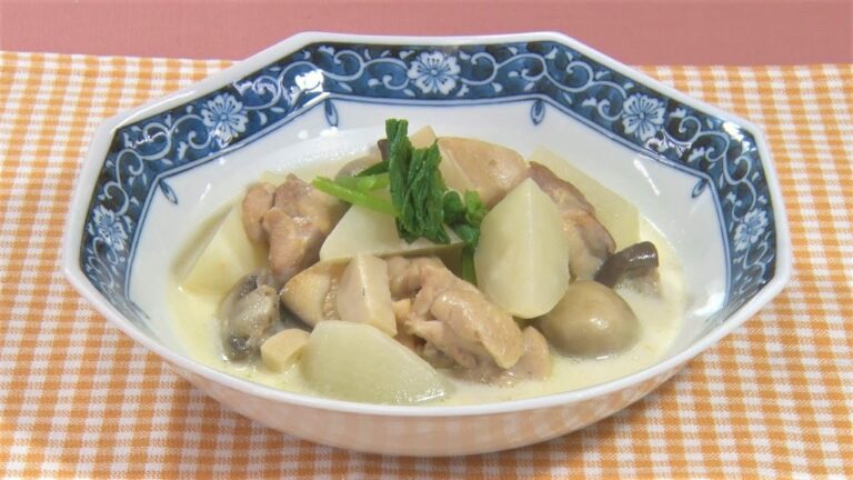 カブと鶏肉のミルク煮【キチキチキッチン】