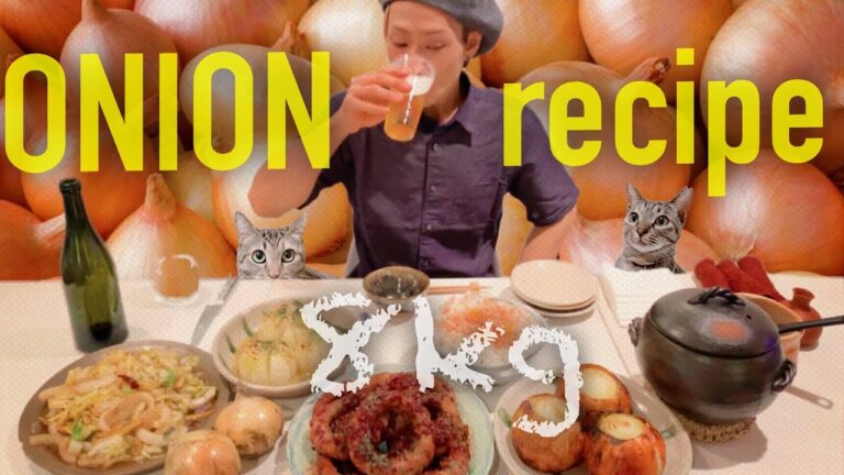 【大食い】新玉で『たまねぎ料理』を作る《総重量8kg》玉ねぎ消費レシピ【ONION recipe】