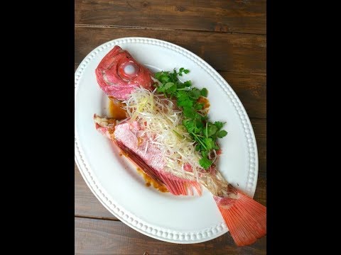 電子レンジで本格中華　白身魚の清蒸（チンジョン）スマホ撮影  #家で一緒にやってみよう