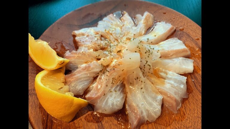 Kana's Kitchen Vol.18 Japanese Snapper Carpaccio 鯛の和風カルパッチョ