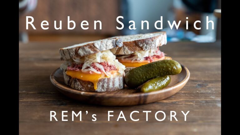 [REM's FACTORY]ルーベンサンド 簡単おしゃれなキャンプ飯[Reuben Sandwich]4K