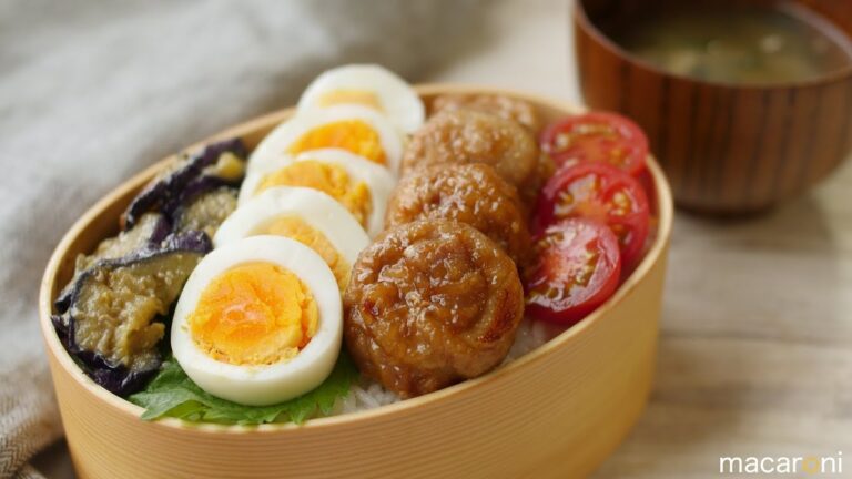 【ねぼすけ弁当】15分でかわいさ満点！くるくる チャーシュー 丼 のレシピ 作り方