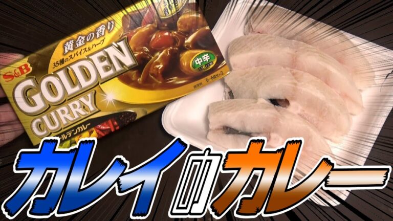 シーフードカレーと駄洒落のMIX【カレイのカレー煮込み】