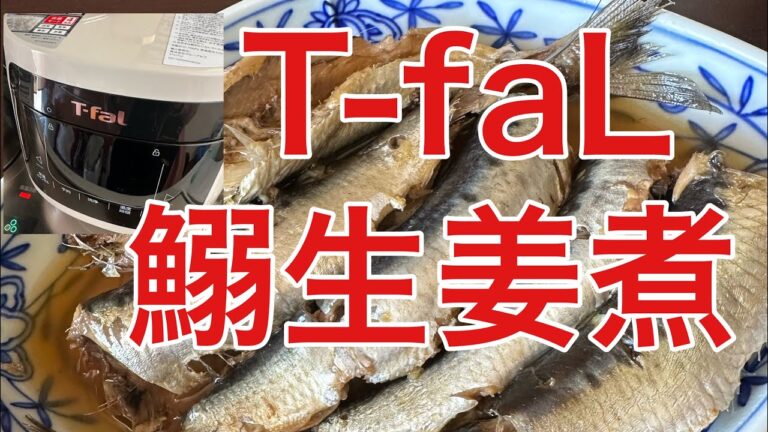 T-faLで鰯の生姜煮【超簡単】