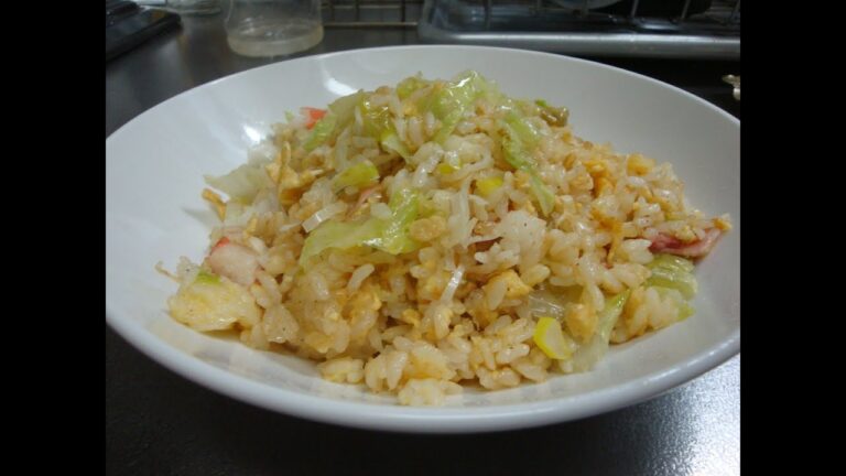 lettuce fried rice(Non sticky) パラパラ レタスチャーハン 作り方