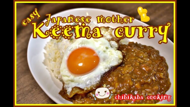 調理７分で作れる！ キーマカレー How to Make 7minite Japanese mothereasy Recipe Keema curry#88