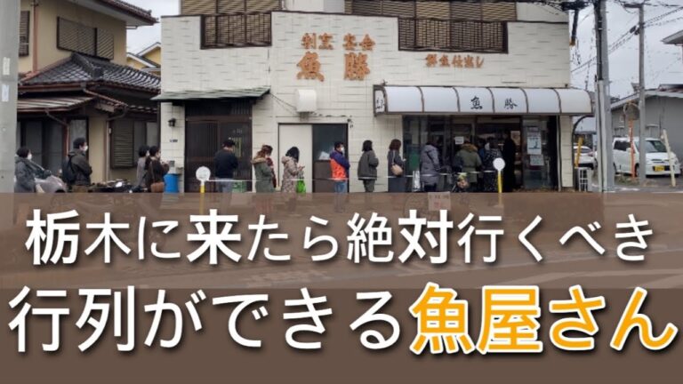 【栃木グルメ】魚屋さんなのに行列ができるお店　美味しいマグロが超お得に楽しめる　栃木県宇都宮市　魚勝