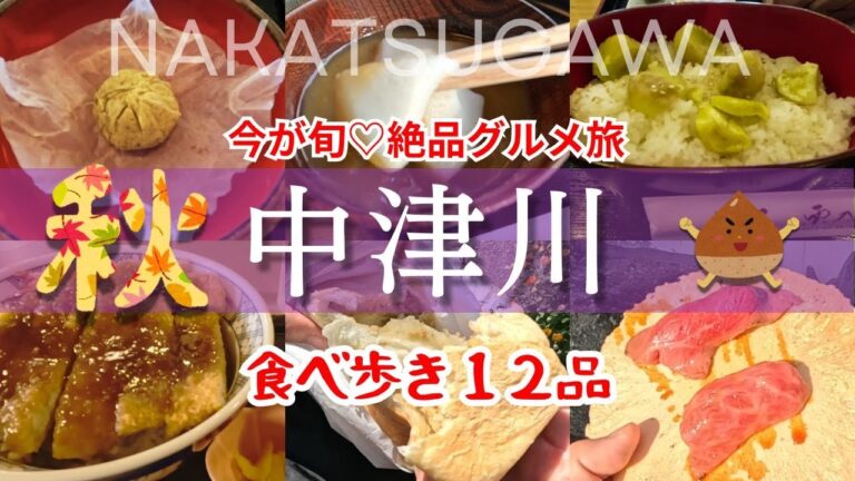 【食べ歩き】今が旬 栗三昧に大満足｜中津川グルメ12品｜栗グルメ＆馬籠宿｜岐阜観光｜女ひとり旅