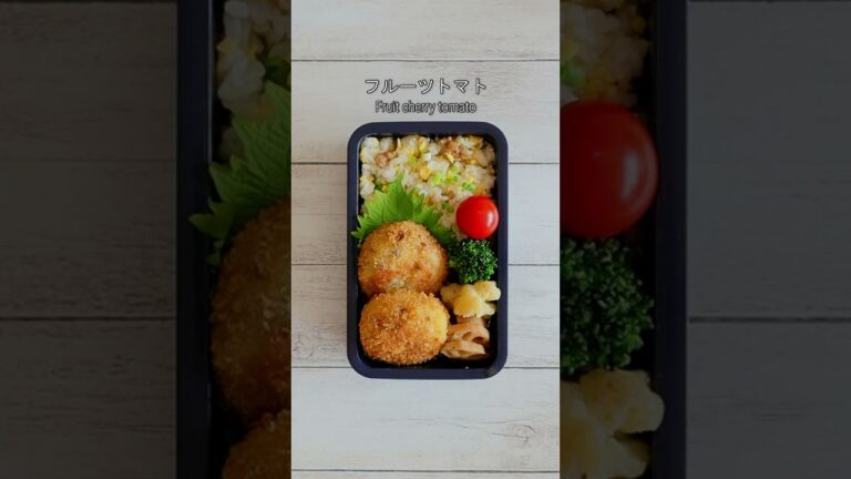 ✨オシャレ弁当の詰め方🍱ご飯マジック🪄 #129 〜左下くぼみ編〜