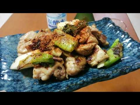 お蕎麦屋さんの焼鳥ネギマ！簡単ですぐ作れておいしい！炭火焼よりフライパンでおいしい　How to make yakitori