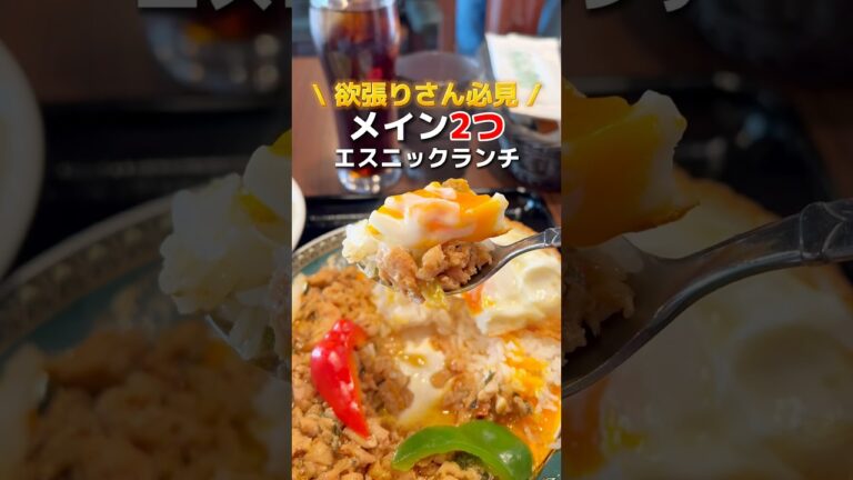 【新宿】お得なWメインエスニックランチ #新宿グルメ