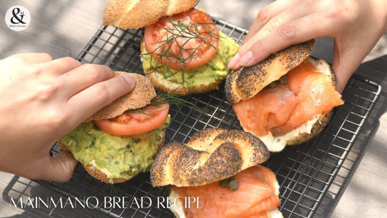 【マンマーノ】おいしい。アボカドトマトサーモンサンド~avocado salmon sandwich