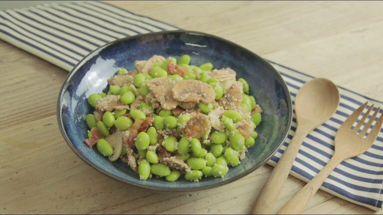 洋風マッシュルームと枝豆のおつまみサラダ/Mushroom & Edamame Salad/& kitchen - アンドキッチン