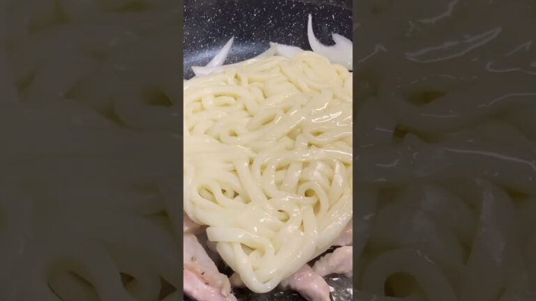 バター醤油が香る焼きうどん【セブンプレミアム】 #shorts