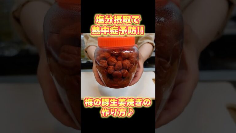 【簡単豚肉レシピ】梅の酸味と豚肉の旨味が絶妙！梅の豚生姜焼きレシピ【基本の和食】