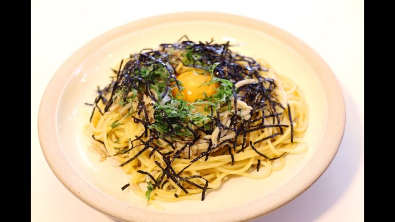 【時短】しらすの和風パスタ【人気料理研究家が教えるレシピ】【イケメシ】講師：道乃（料理教室Lotta・料理研究家）